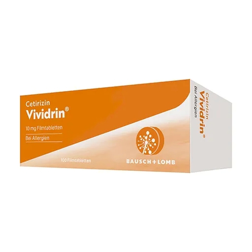 Cetirizin Vividrin 10 mg Filmtabletten 100 St Dr. Gerhard Mann bei onfy.de kaufen 13168959