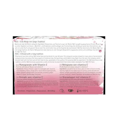 H&S Granatapfel mit Vitamin C 20x2 g H&S Tee - Gesellschaft bei onfy.de kaufen 16942017