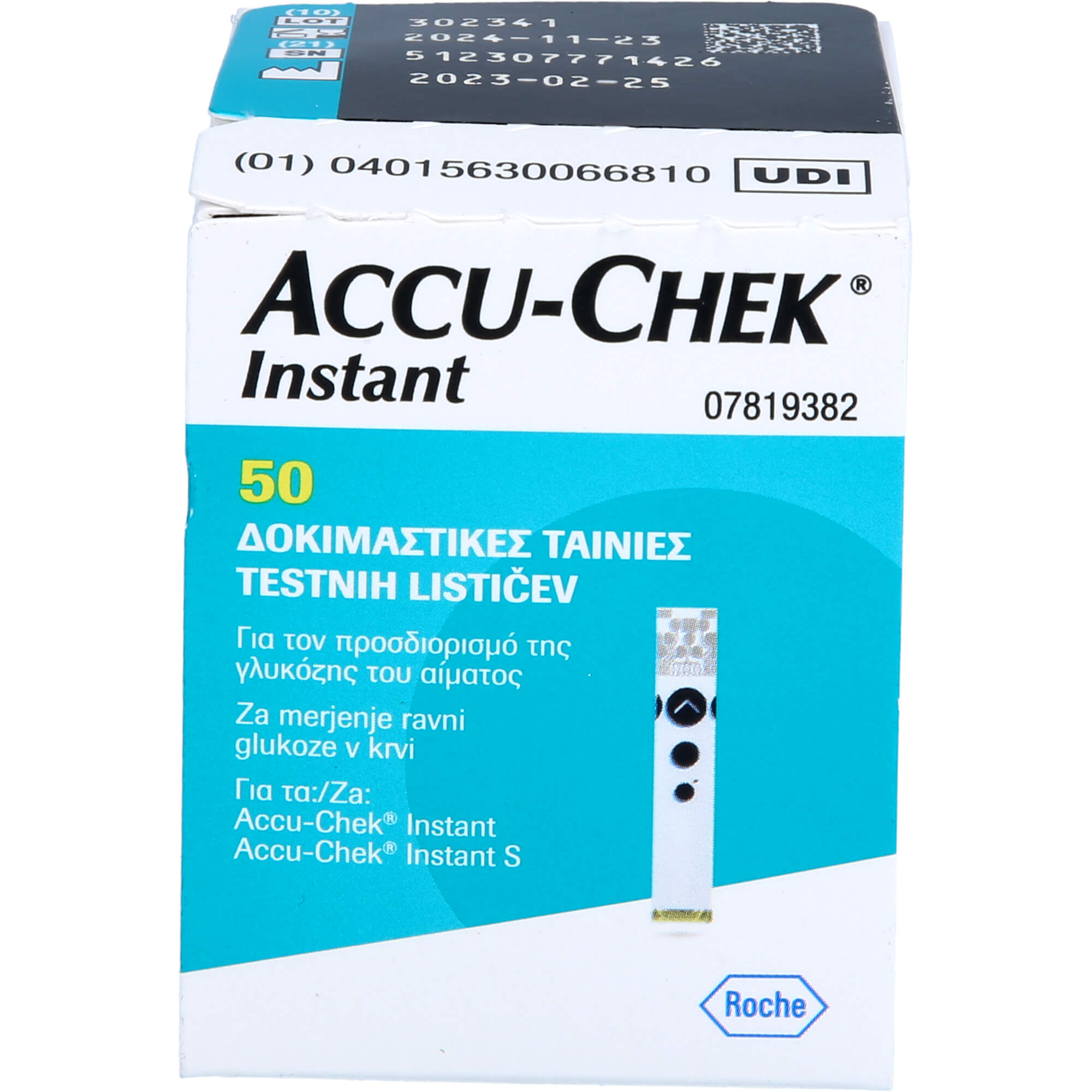 Accu-Chek Instant Teststreifen null