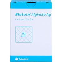 Biatain Alginate Ag 5x5cm mit Silber null