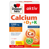 Doppelherz Calcium + D3 + K