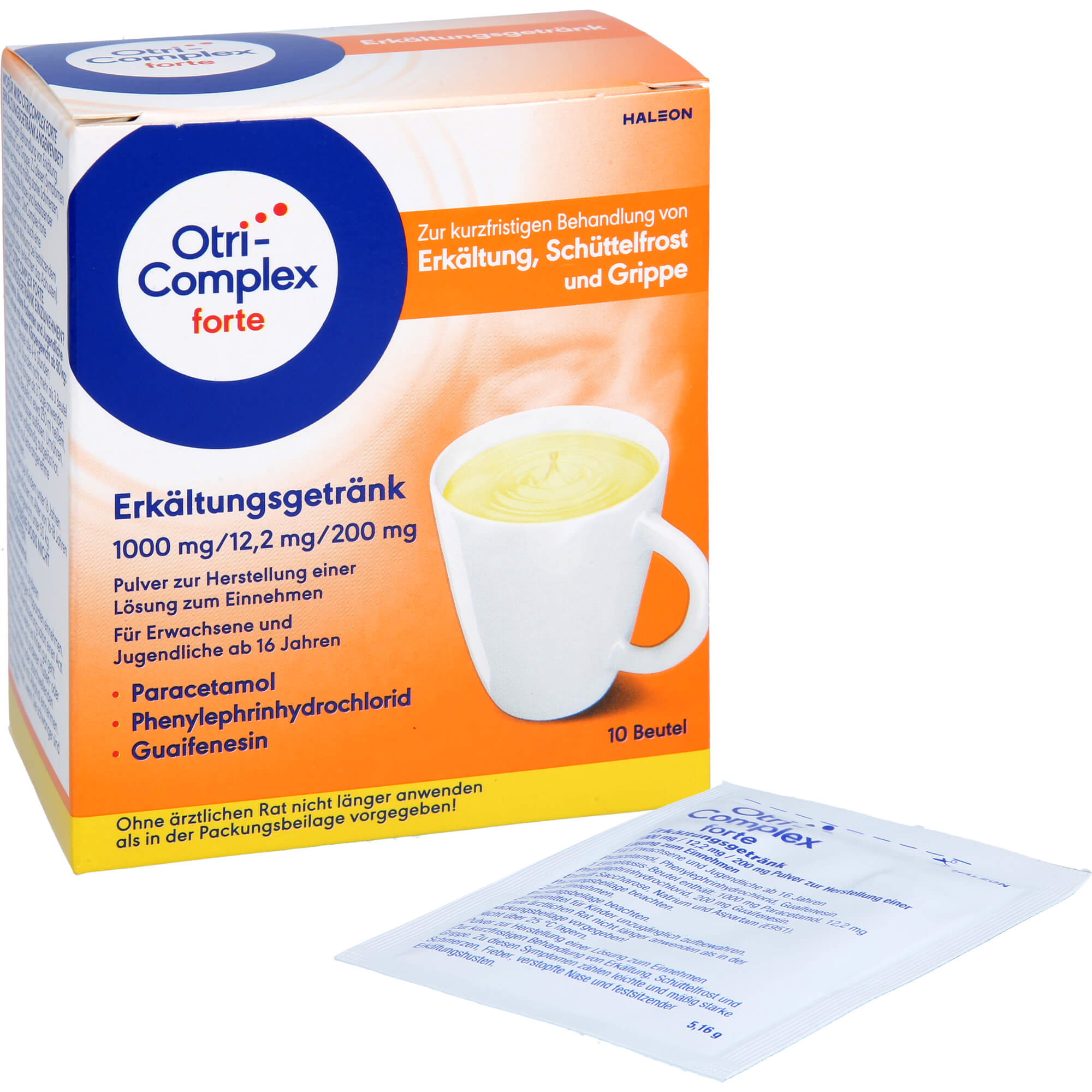 Otricomplex Forte Erkältungsgetränk1000/12.2/200mg 10 St Haleon Germany bei onfy.de kaufen 19077809