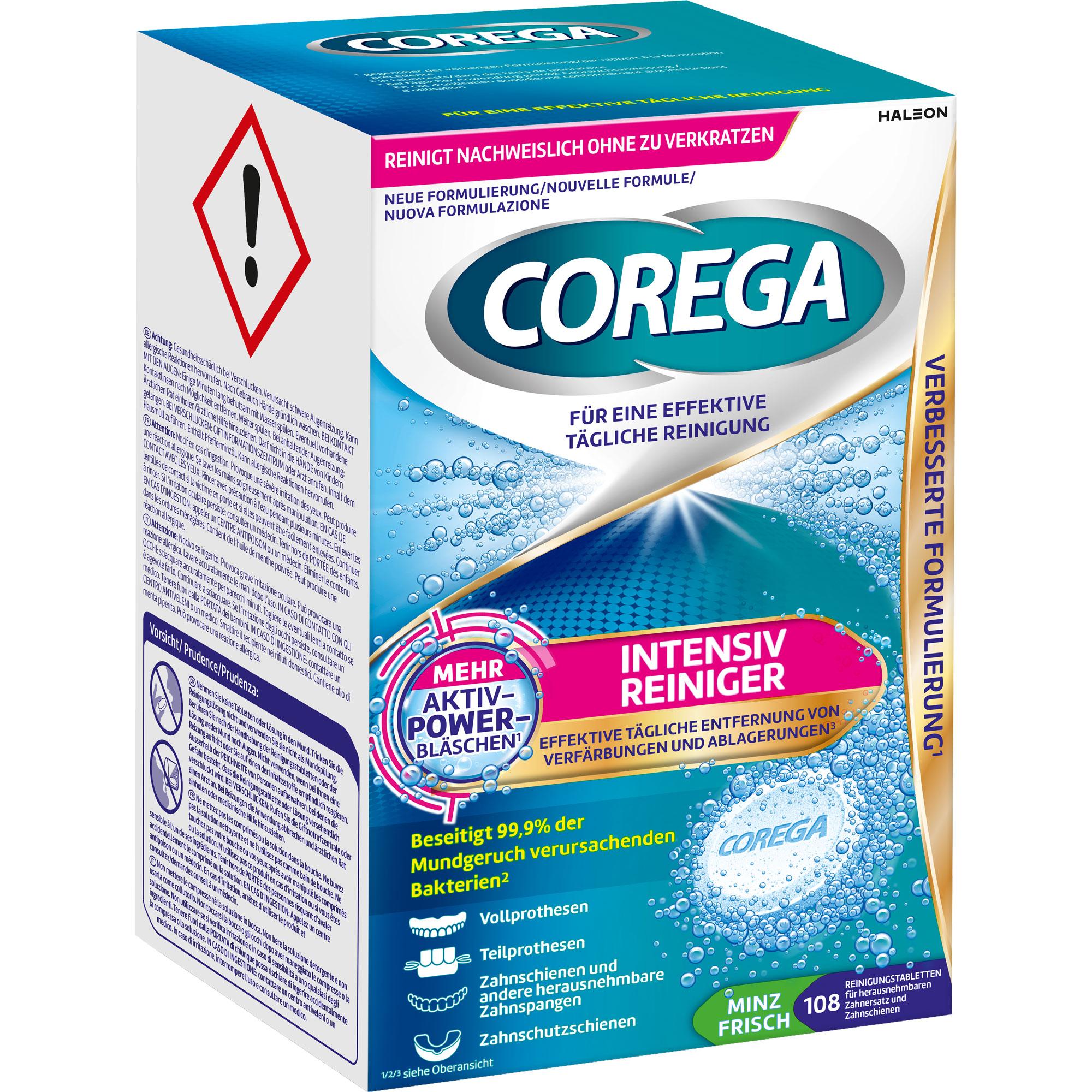 Corega Tabs Intensiv Reiniger 108 St Haleon Germany bei onfy.de kaufen 18761662