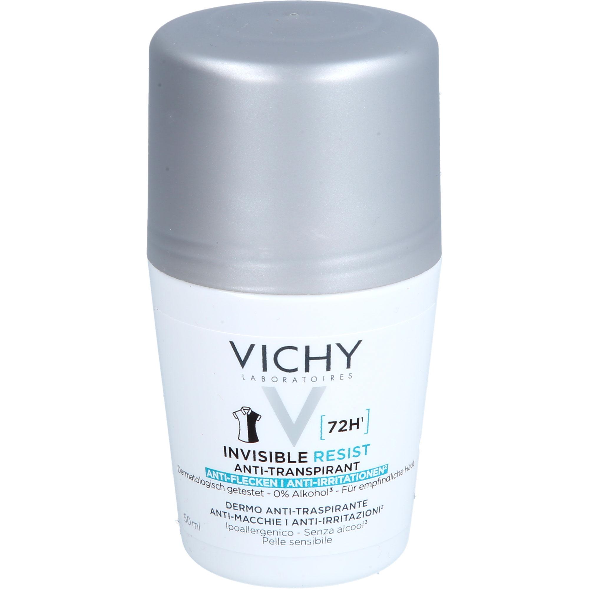 Vichy Deo Roll-On 72H Anti-Flecken Invisible null