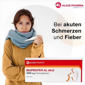 Erfahrungen mit Ibuprofen Al Akut 400mg Filmtabletten - 50 Kundenbewertungen | onfy.de 05020875