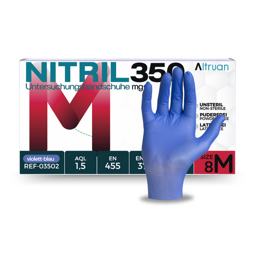 Altruan Nitril350 Viol.bl.unt.unst Latexf Puderf M 100 St BINGOLD bei onfy.de kaufen 20114645