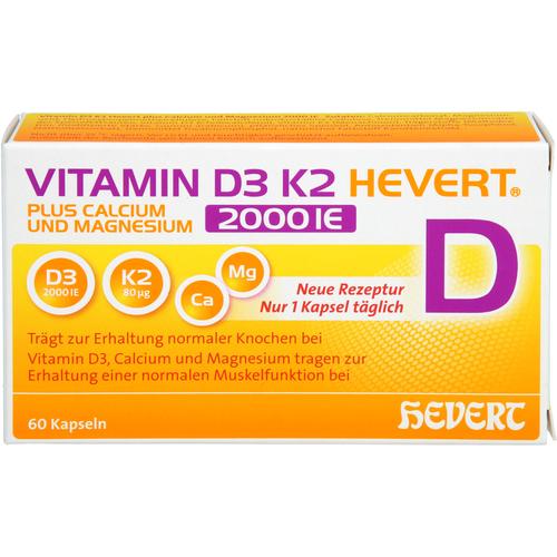 Vitamin D3 K2 Hevert+calcium und Magnesium 2000 Ie 60 St Hevert-Arzneimittel bei onfy.de kaufen 19295682
