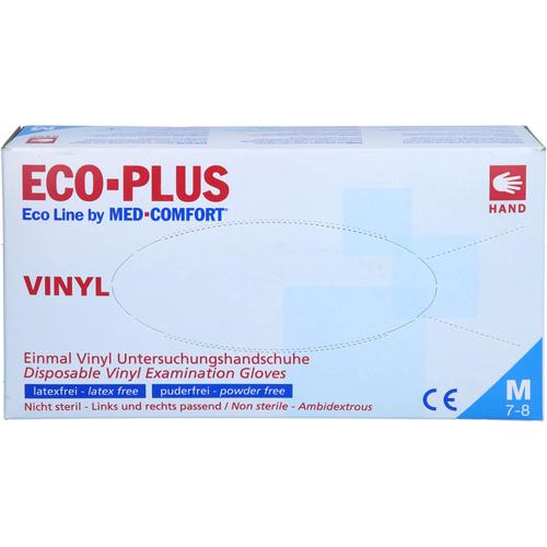 Eco-Plus Vinyl Handschuhe Weiß Größe M 100 St AMPri Handelsgesellschaft bei onfy.de kaufen 13511452