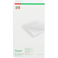 Gazin Mullkomp.10x20 cm Steril 8Fach null