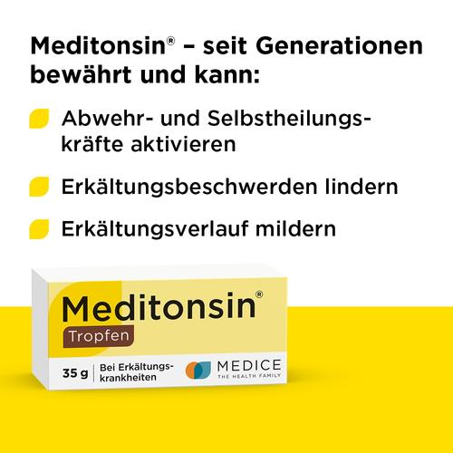 Meditonsin Tropfen bei ersten Anzeichen einer Erkältung  35 g MEDICE Arzneimittel Pütter bei onfy.de kaufen 10192710