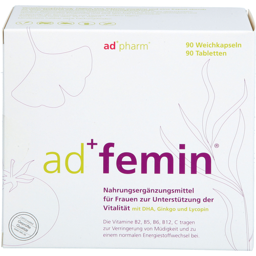 Adfemin Quartalspackung 90 Weichkap. + 90 Tabl. 1 p adpharm bei onfy.de kaufen 17844245