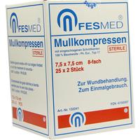 Mullkompressen Steril 7.5x7.5 Es 8F