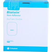 Biatain Schaumverband 5x7 cm Nicht Haftend null