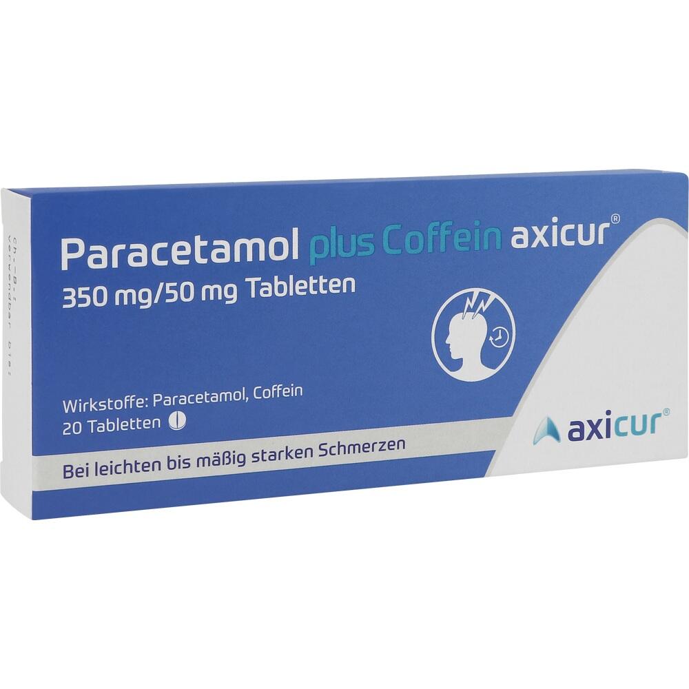 Paracetamol Plus Coffein Axicur 350 mg/50 mg Tabl. null