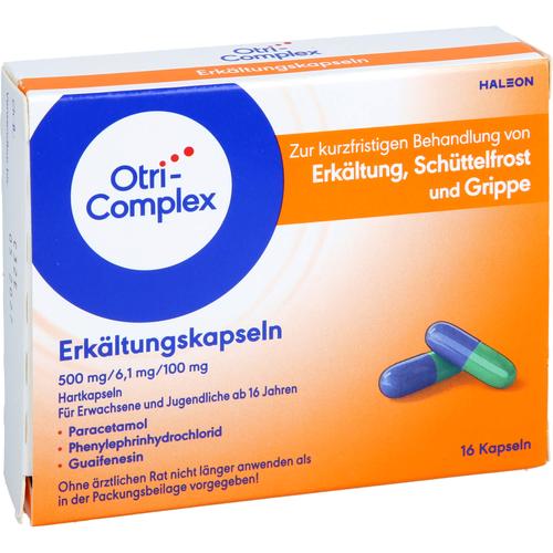 Otricomplex Erkältungskapseln 500mg/6.1mg/100mg 2x8 St Haleon Germany bei onfy.de kaufen 19077815