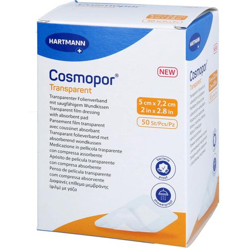 Cosmopor Transparent 5x7.2cm Steril 50 St PAUL HARTMANN bei onfy.de kaufen 17206154