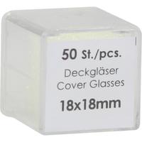 Deckglaeser 18x18Mm