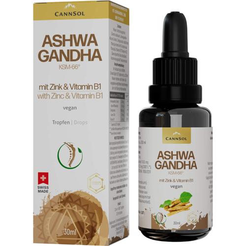 Cannsol Ashwagandha mit Zink & Vitamin B1 30 ml SoluVeda bei onfy.de kaufen 19360681