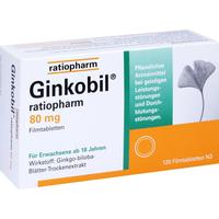 Ginkobil Ratiopharm 80 mg Filmtabletten