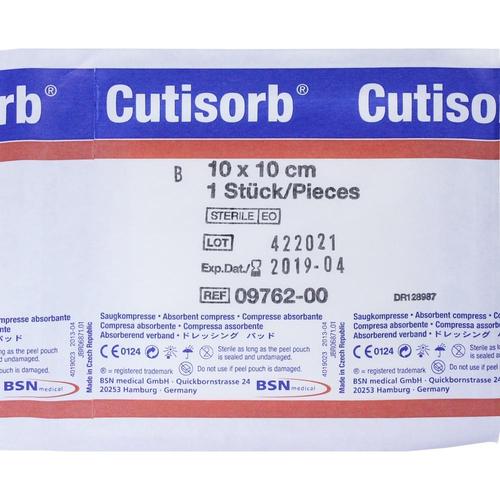 Cutisorb 10x10 Steril Saugkompressen 1 St BSN medical bei onfy.de kaufen 02536851