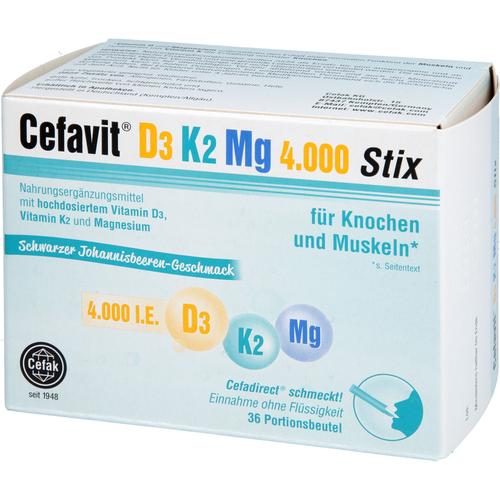 Cefavit D3 K2 mg 4.000 Stix 36 St Cefak bei onfy.de kaufen 18849397