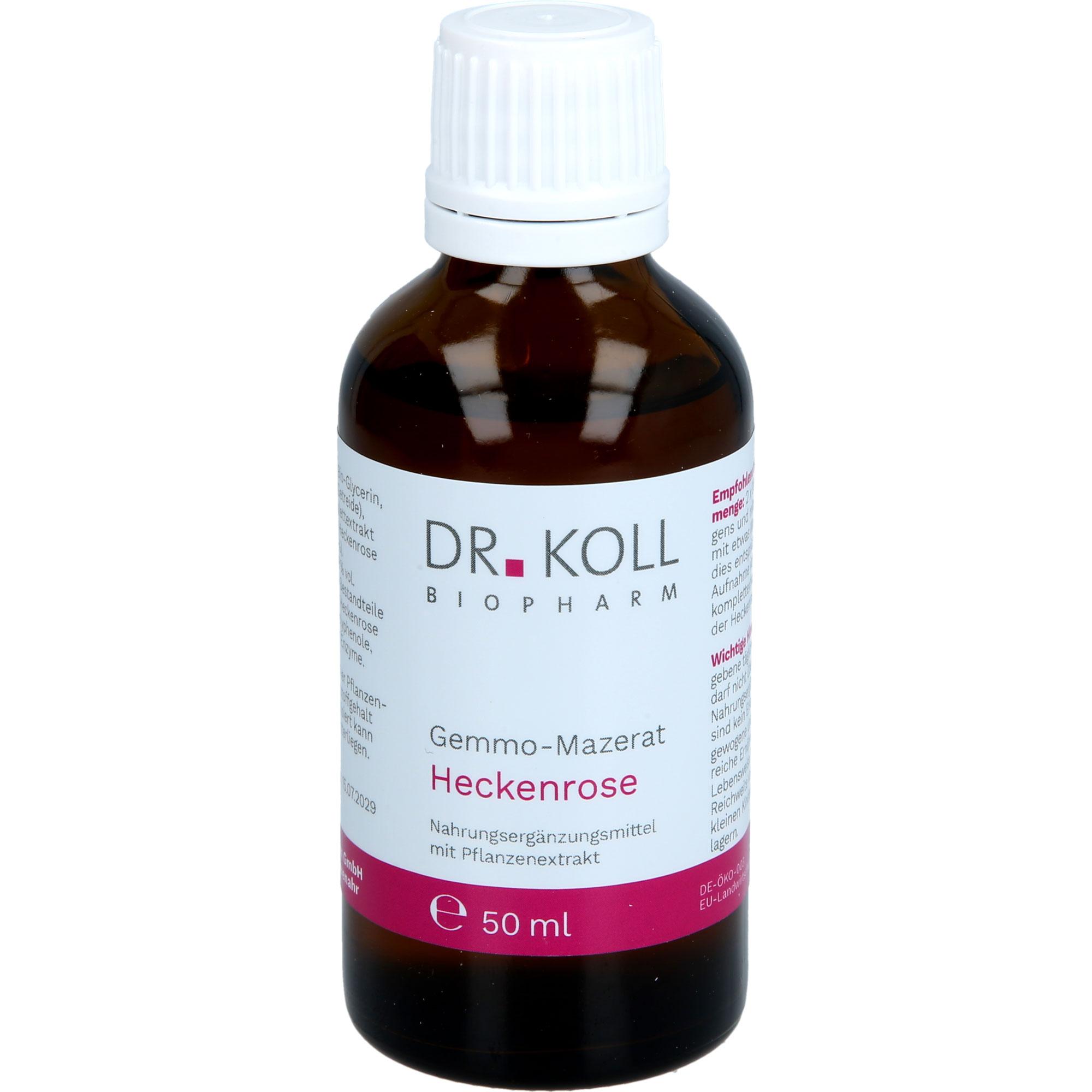 Gemmo-Mazerat Heckenrose Dr. Koll Rosa Canina 50 ml Dr. Koll Biopharm bei onfy.de kaufen 20059969