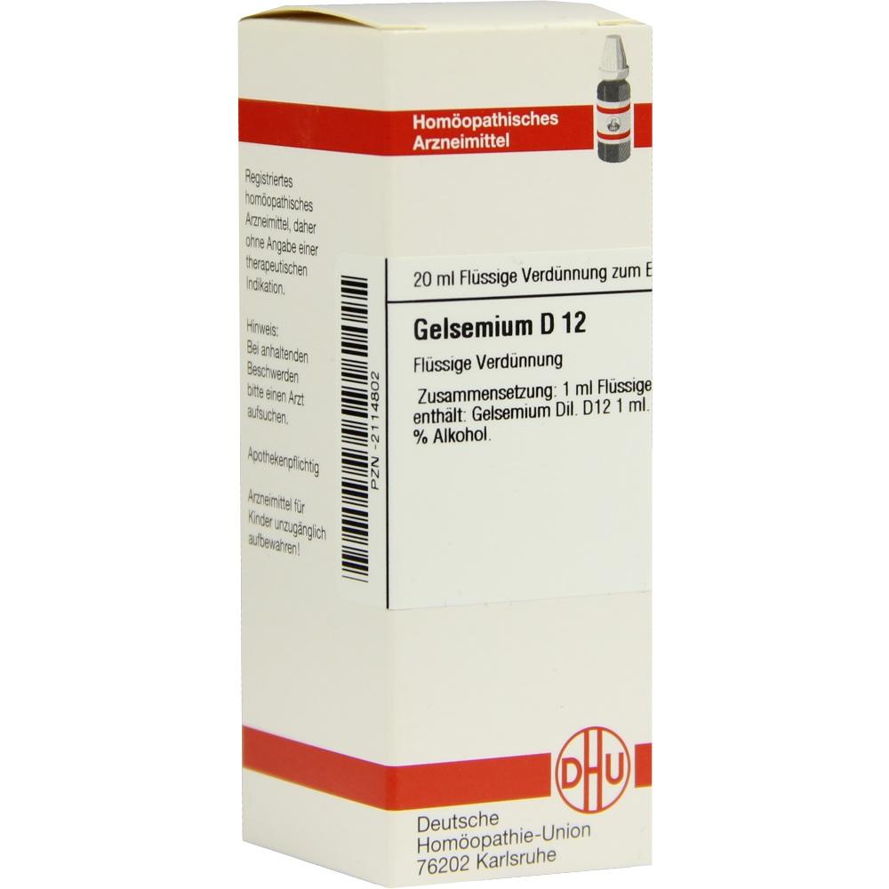 Gelsemium D12 null