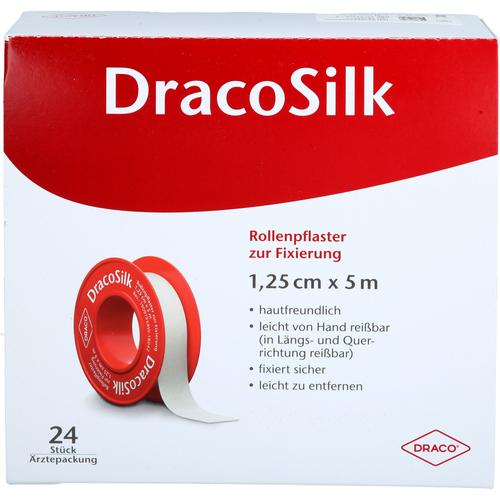 Dracosilk Rollenpflaster 1.25cmx5M ohne Schutzring 24 St Dr. Ausbüttel bei onfy.de kaufen 14171076