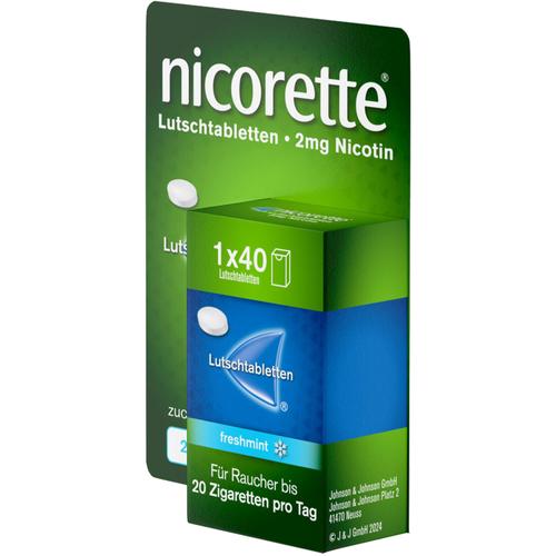 Nicorette Freshmint 2mg Lutschtabletten Gepresst 40 St Kenvue Germany GmbH (OTC) bei onfy.de kaufen 19252218