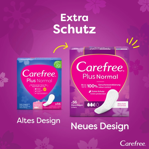 Carefree Plus Normal Light Scent 56 St Kenvue Germany GmbH (Mass) bei onfy.de kaufen 18455669