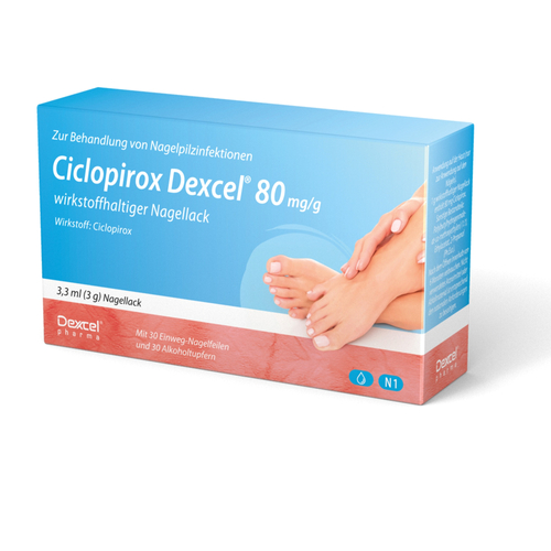 Ciclopirox Dexcel 80 mg/G Wirkstoffhaltiger Nagel. 3.3 ml Dexcel Pharma bei onfy.de kaufen 17617236