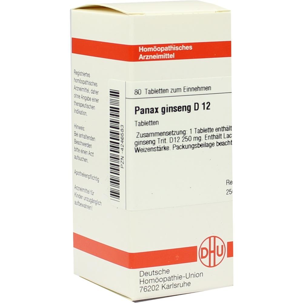 Panax Ginseng D12 null
