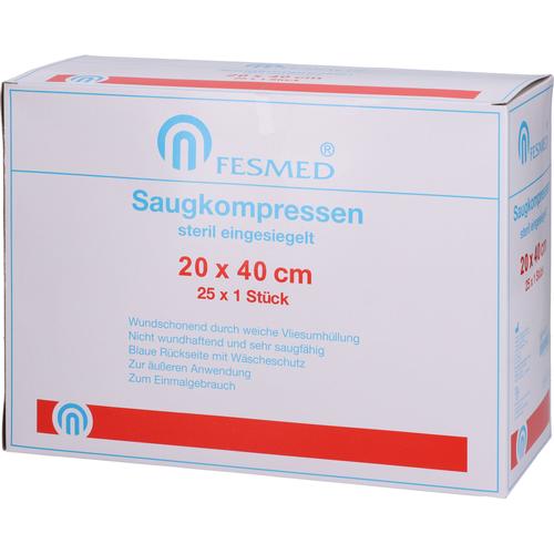 Saugkompresse Steril Fesmed 20x40 cm 25x1 St FESMED Verbandmittel bei onfy.de kaufen 19537889