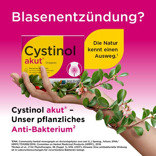 Cystinol akut bei akuter unkomplizierter Blasenentzündung & Harnwegsinfektionen 100 St MEDICE Arzneimittel Pütter bei onfy.de kaufen 07126744