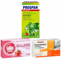 Für Kinder: Efeu-Hustensaft + Halspastillen + Zäpfchen 2001774373824