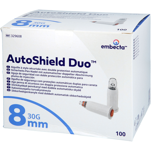 Autoshield Duo Sicherheits-Pen-Nadel 8Mm 100 St embecta bei onfy.de kaufen 20539882