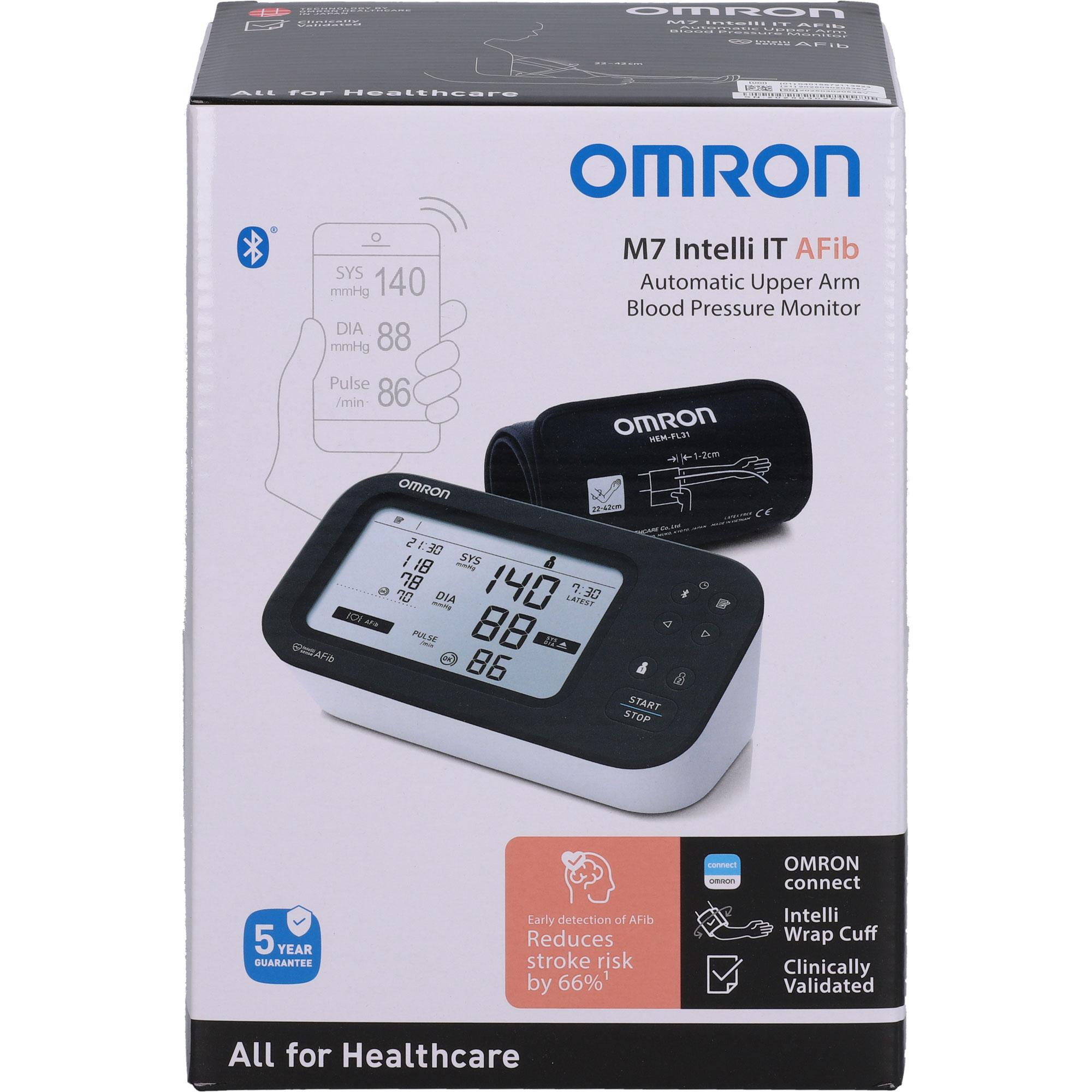 Omron M7 Intelli It Afib Oberarm Blutdruckmessger. null