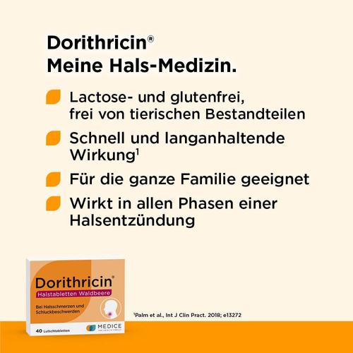 Dorithricin Halstabletten Waldbeere bei Halsschmerzen  40 St MEDICE Arzneimittel Pütter bei onfy.de kaufen 10078428