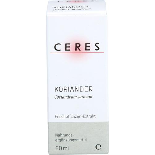 Ceres Koriander Coriandrum Sativum Extrakt 20 ml CERES Heilmittel bei onfy.de kaufen 19209174