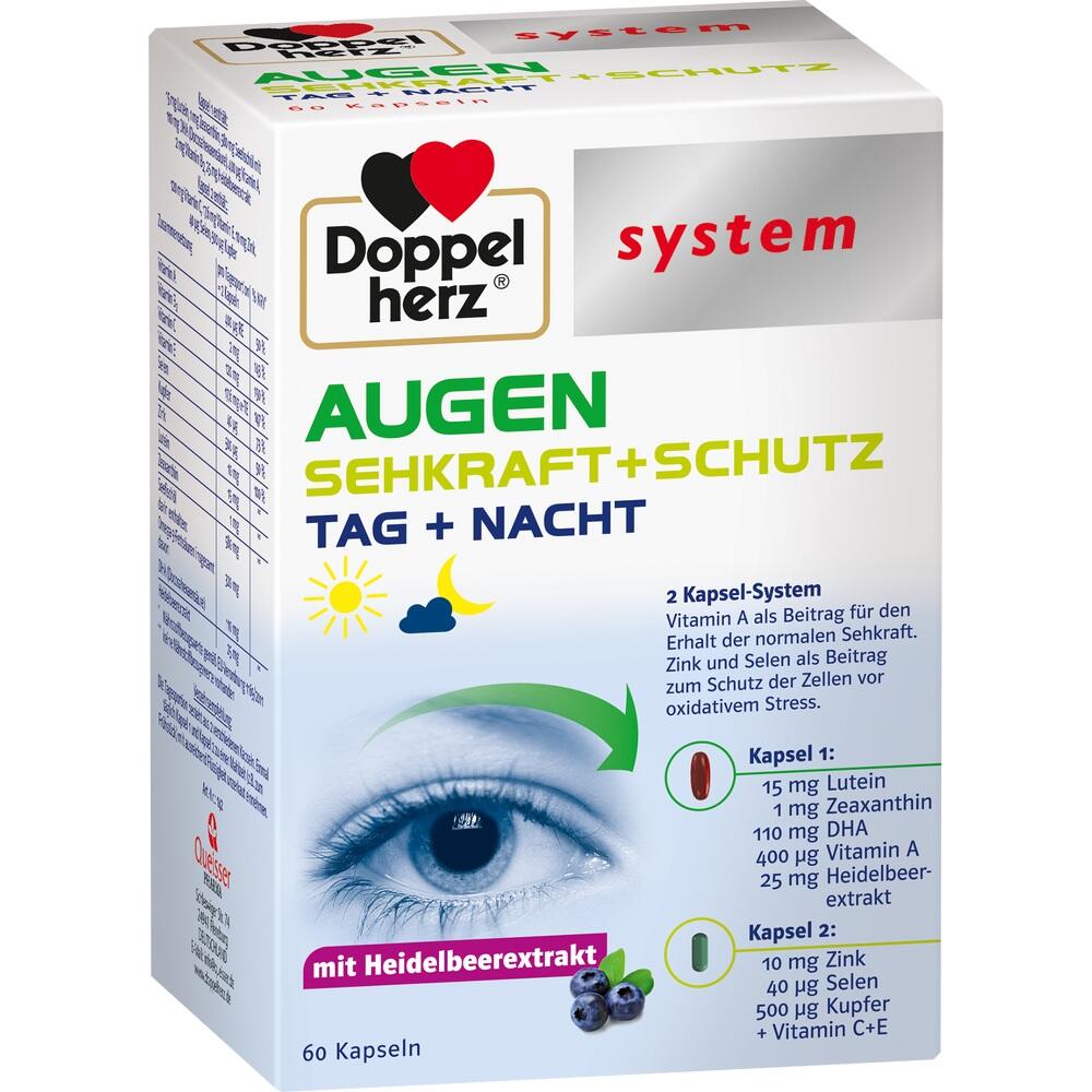 Doppelherz system  Augen Sehkraft + Schutz Tag und Nacht