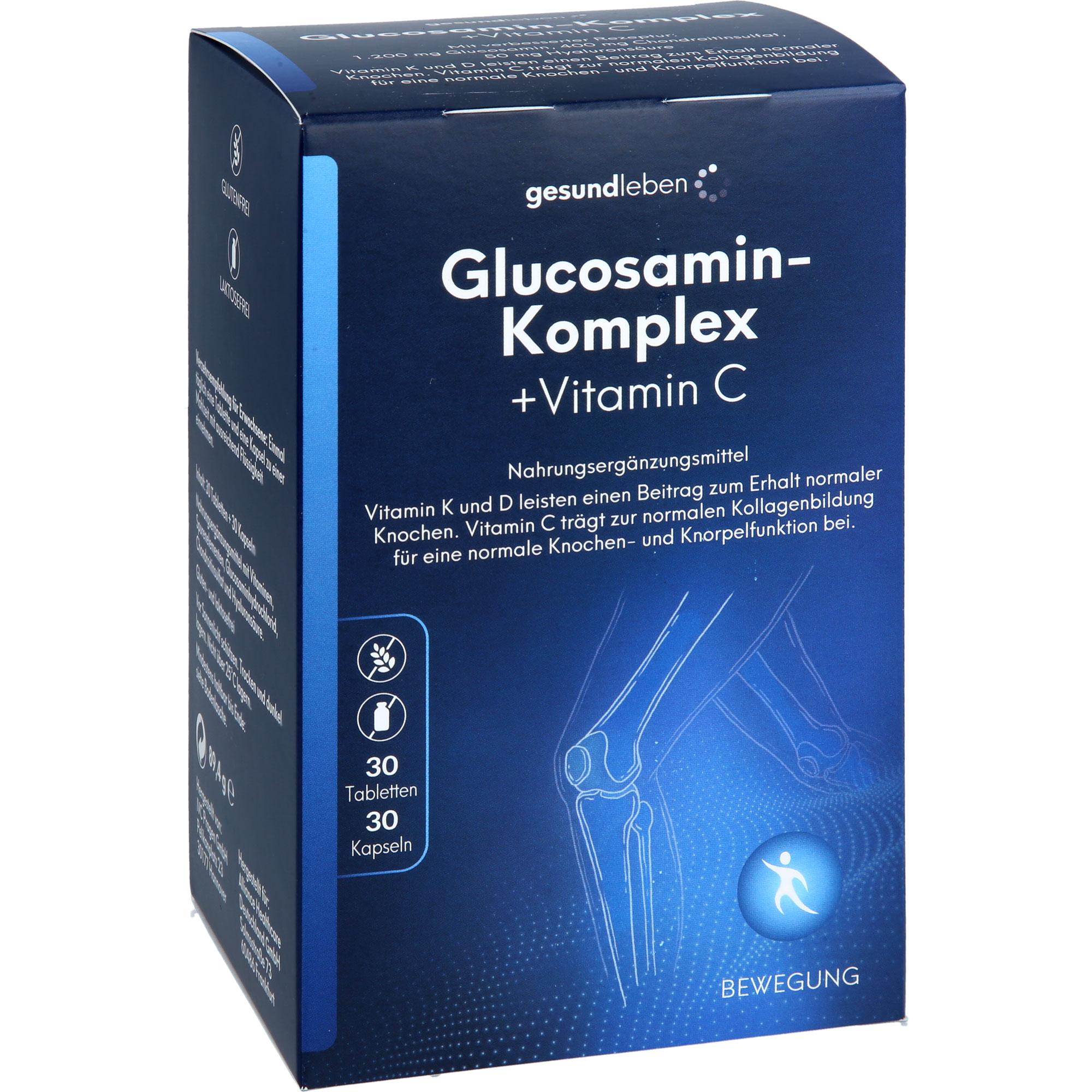 Gesundleben Glucosamin-Komplex + Vitamin C 60 St Alliance Healthcare Deutschland bei onfy.de kaufen 19408287