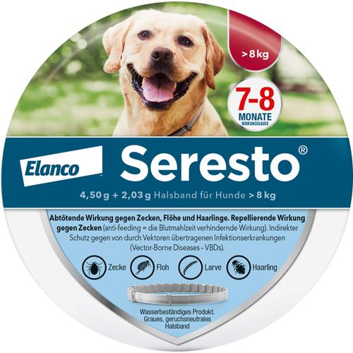 Seresto 4.5+2.03 Hund Ab 8 1 St Elanco Deutschland Gmbh bei onfy.de kaufen 09315490