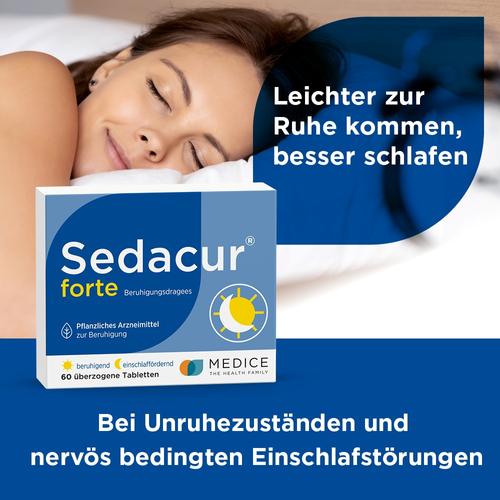 Sedacur forte bei Einschlafstörungen & Unruhezuständen 60 St MEDICE Arzneimittel Pütter bei onfy.de kaufen 02647390