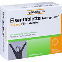 Eisentabletten-Ratiopharm 100mg Filmtabletten null