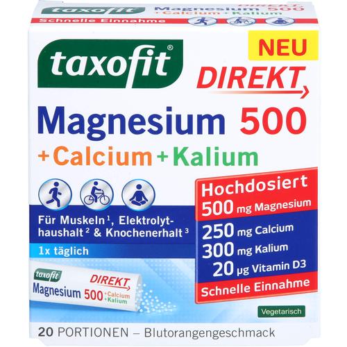 Taxofit Magnesium 500 + Calcium + Kalium Direkt 20 St MCM KLOSTERFRAU Vertr. bei onfy.de kaufen 18913818