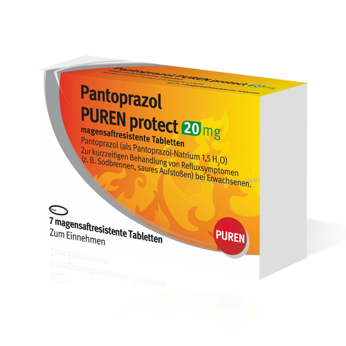 Pantoprazol Puren Protect 20 mg Magensaftr.tabl. 7 St PUREN Pharma bei onfy.de kaufen 11357337