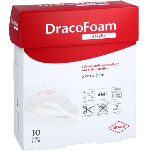 Dracofoam Easyfix Schaumstoff Wundauflage 5x5cm 10 St Dr. Ausbüttel bei onfy.de kaufen 19156822