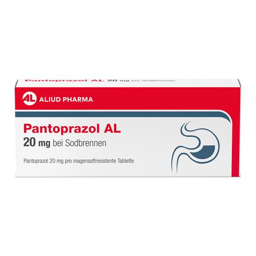 Pantoprazol Al 20mg bei Sodbrennen 7 St ALIUD Pharma bei onfy.de kaufen 05883659