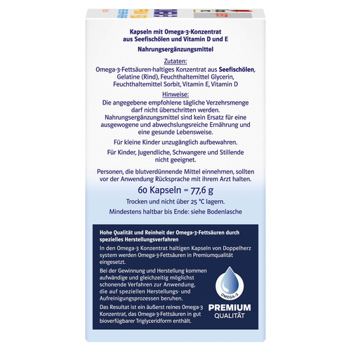 DOPPELHERZ Omega-3 Premium 1500 system Kapseln 60 St  60 St Queisser Pharma bei onfy.de kaufen 17173986