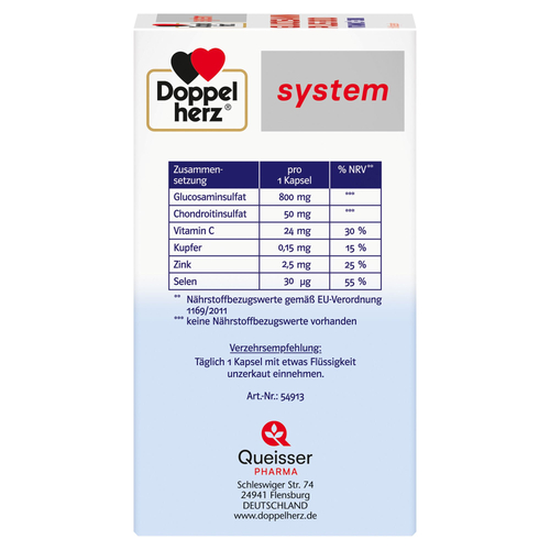 Doppelherz Glucosamin Plus 800 System 60 St Queisser Pharma bei onfy.de kaufen 09337936